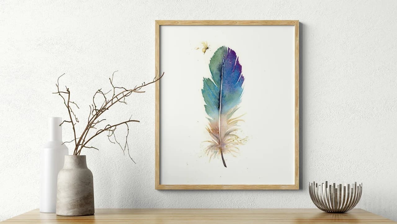 Hummingbird shown in a room setting