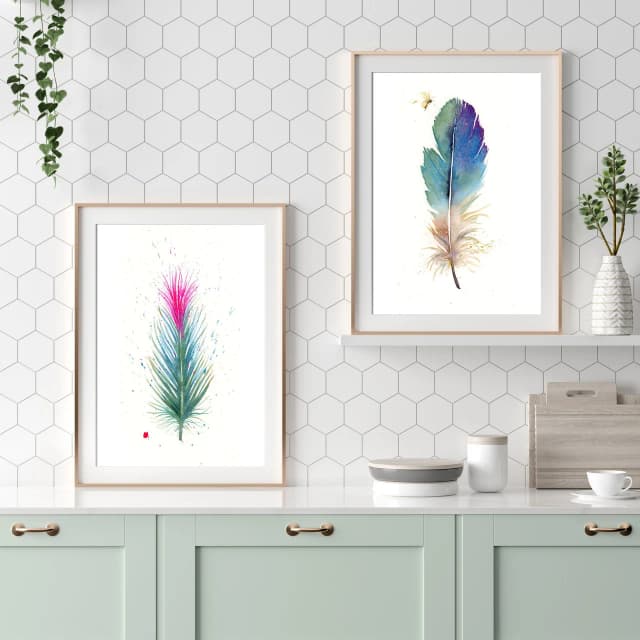 Hummingbird shown in a room setting
