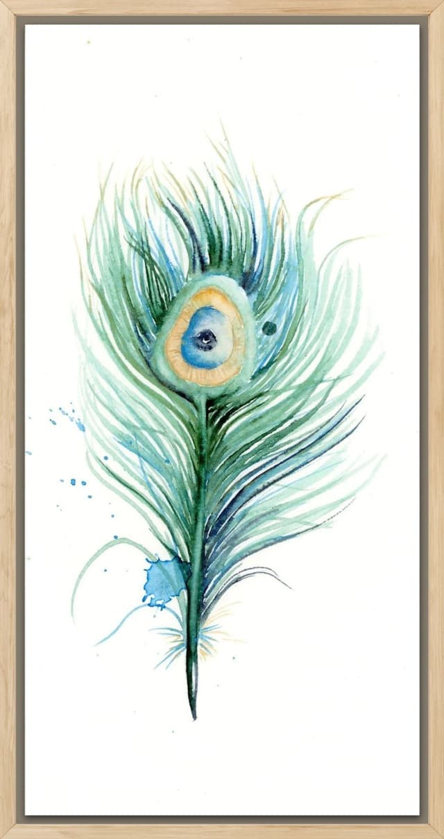 Peacock shown in a room setting