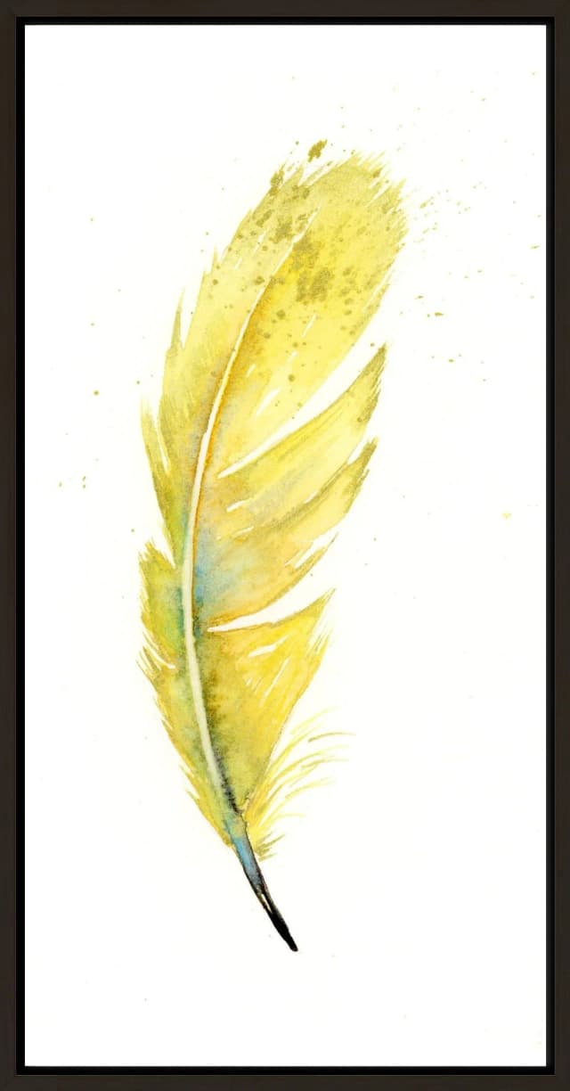 Goldfinch shown in a room setting