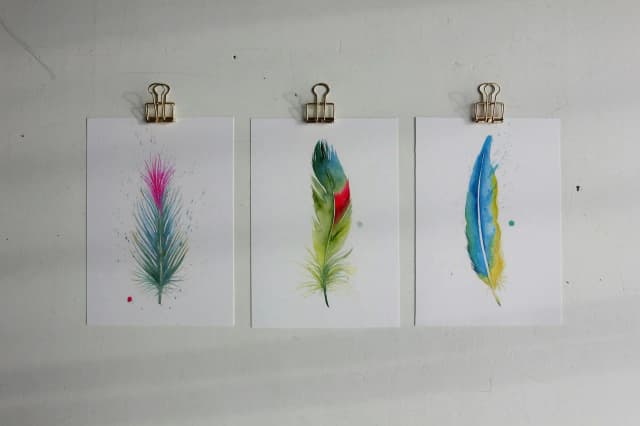 Parakeet shown in a room setting