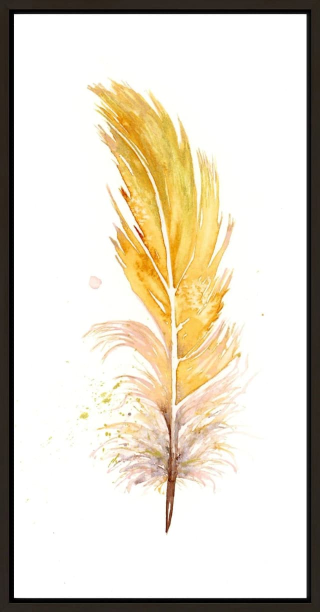 Goldfinch shown in a room setting