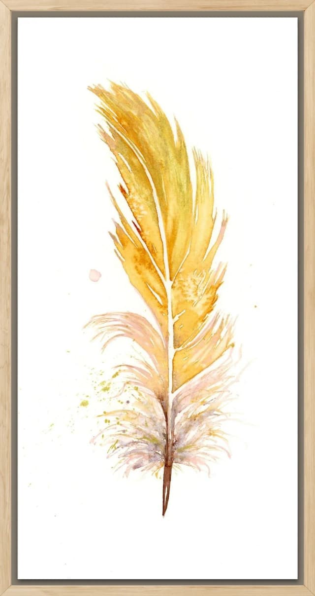 Goldfinch shown in a room setting