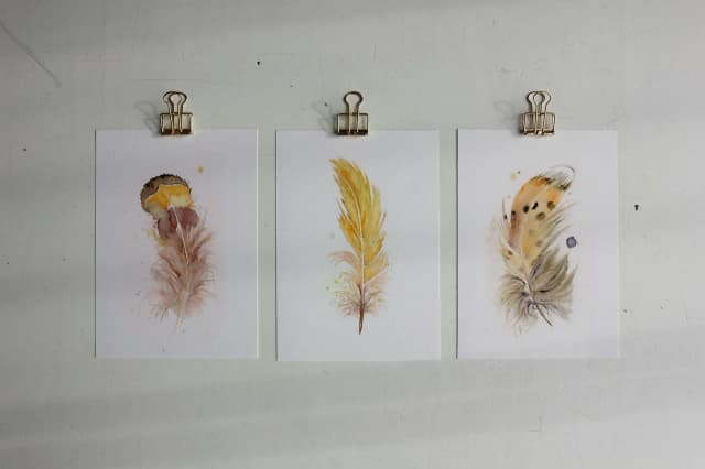 Goldfinch shown in a room setting