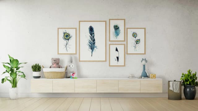 Blue Jay shown in a room setting
