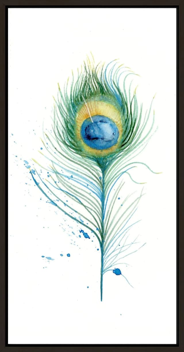 Peacock shown in a room setting