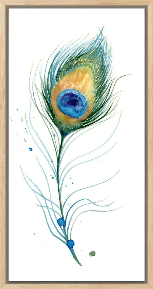 Peacock shown in a room setting