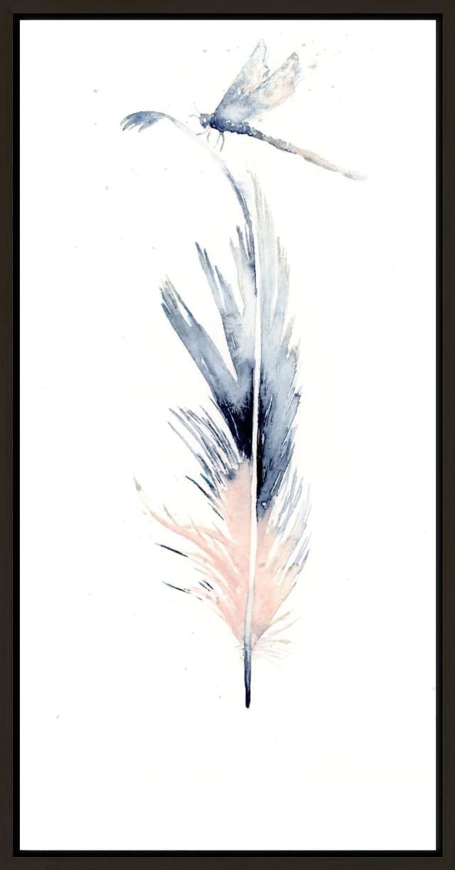 Great Blue Heron shown in a room setting