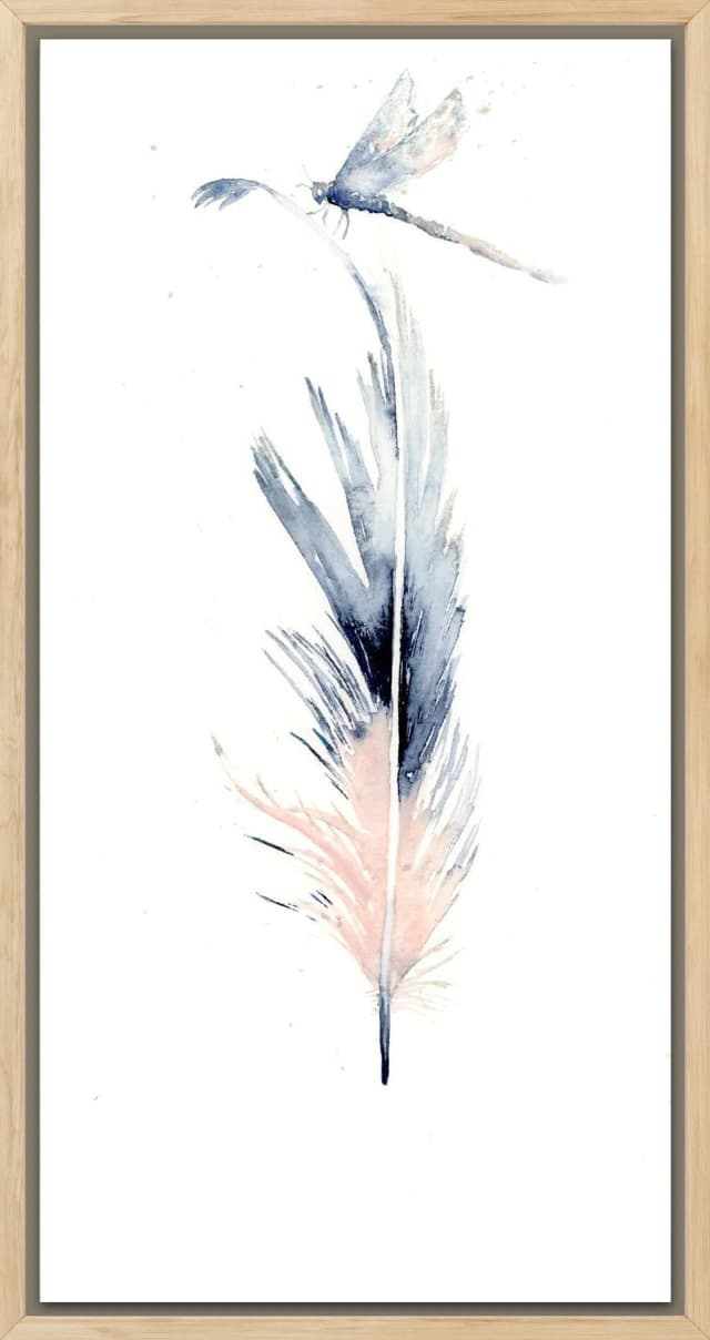 Great Blue Heron shown in a room setting