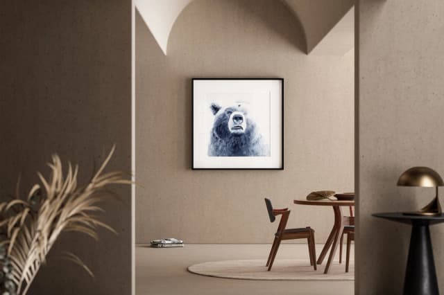 Bear & His Bee shown in a room setting