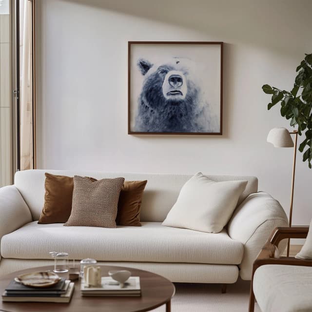 Bear & His Bee shown in a room setting