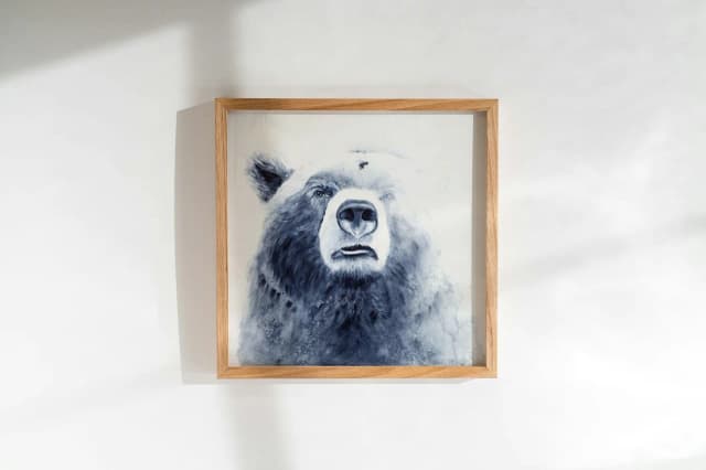 Bear & His Bee shown in a room setting