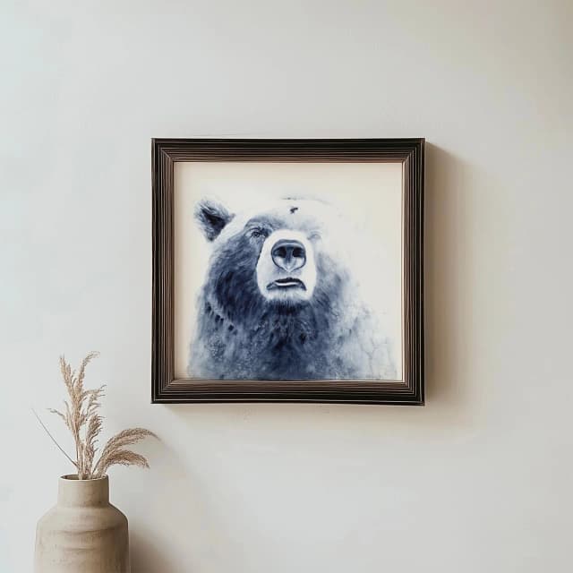 Bear & His Bee shown in a room setting