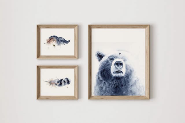 Bear & His Bee shown in a room setting