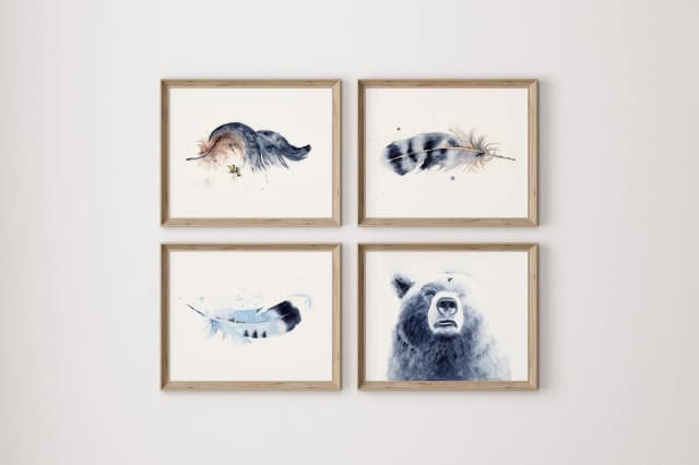 Bear & His Bee shown in a room setting