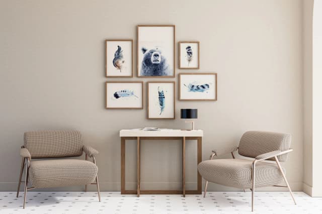 Bear & His Bee shown in a room setting