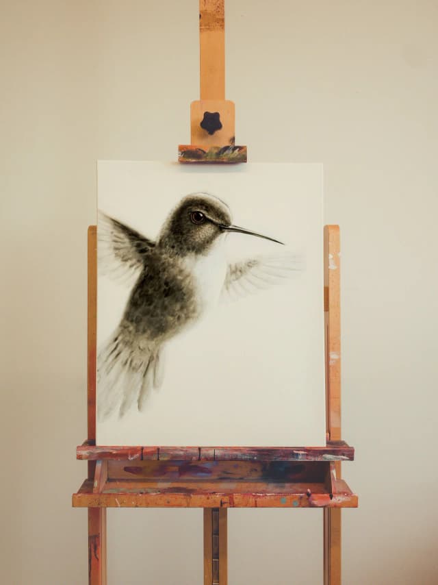 Hummingbird shown in a room setting