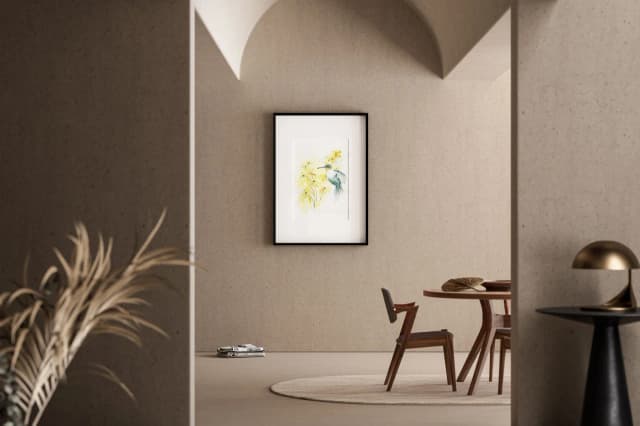Golden Hour shown in a room setting