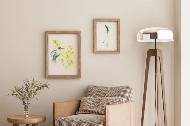 Golden Hour shown in a room setting