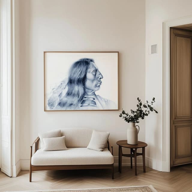Jack Red Cloud shown in a room setting